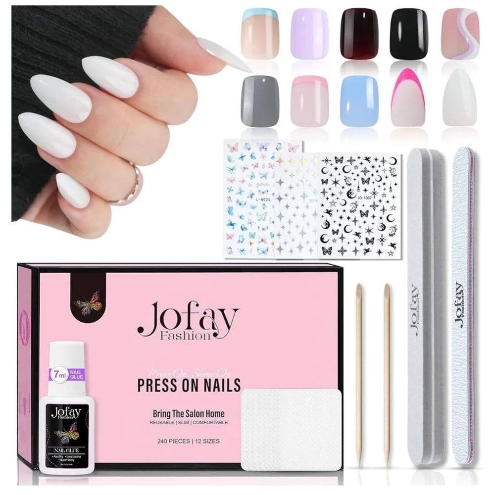 Jofay Fashion Press On Nails Set